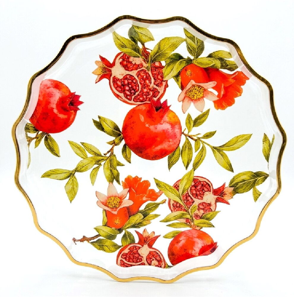 LUCA MİA MATRİKA ŞEFFAF TEPSİ 38CM