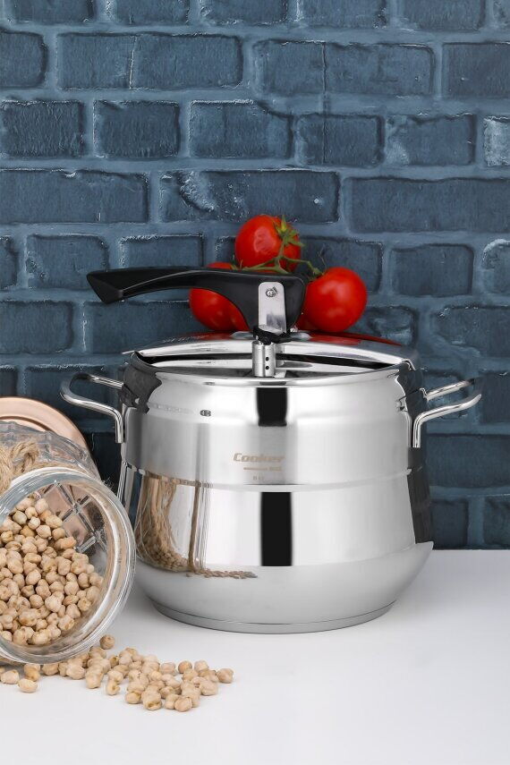 COOKER LARA DÜDÜKLÜ ÇELİK TENCERE 8 LT