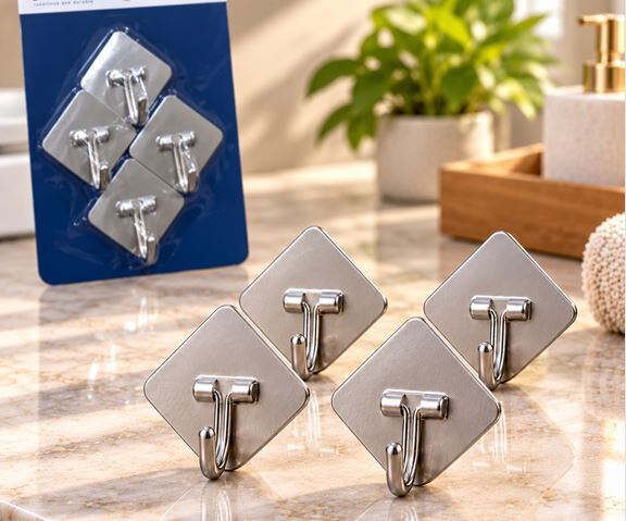 IVORY METAL YAPIŞKANLI ASKI 4 LÜ