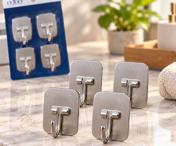 IVORY METAL YAPIŞKANLI ASKI 4 LÜ