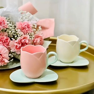  KRD HOME PASTEL KAHVE FİNCAN TAKIMI