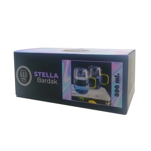  KRD HOME STELLA 6'LI KULPLU BARDAK 300 ML